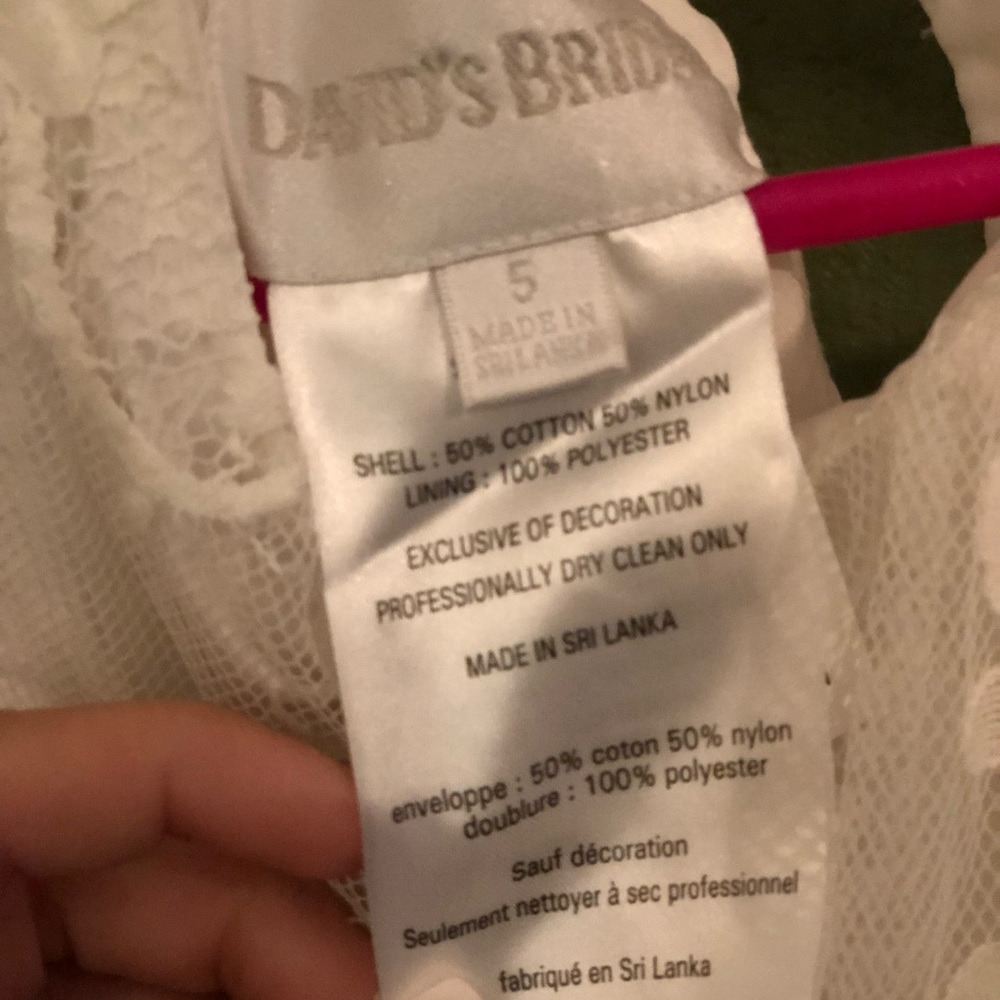 David’s bridal flower girl dress